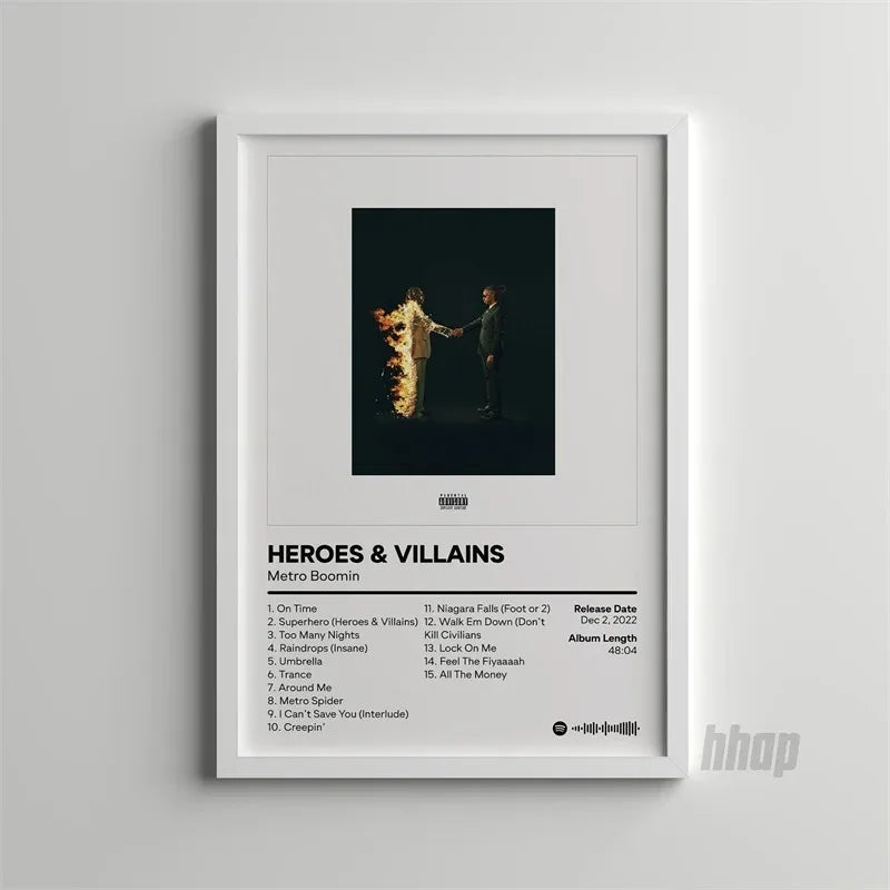 Pôster Metro Boomin – "Heroes & Villains