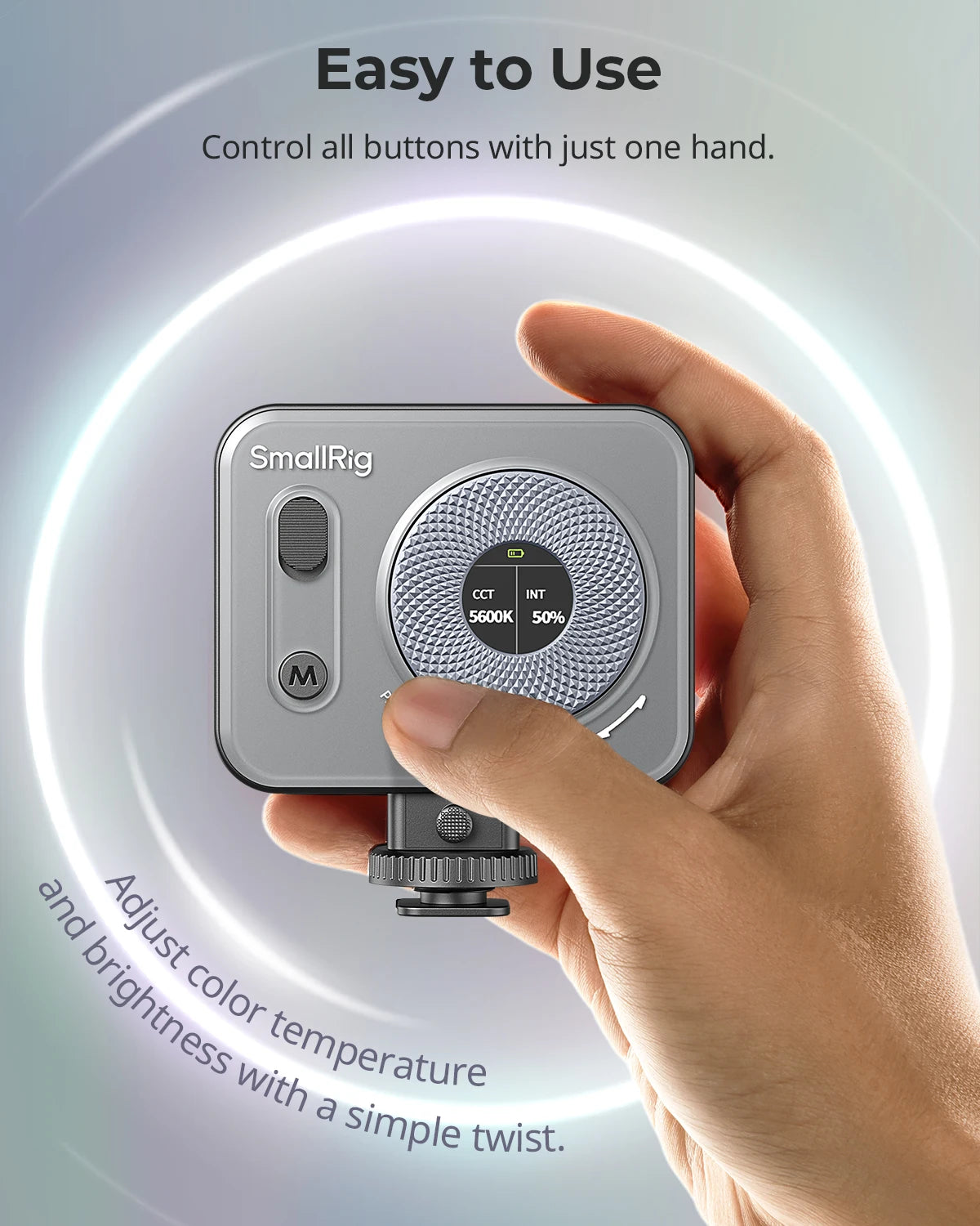 Mini Luz de Vídeo LED SmallRig Vibe P96 Pro - Iluminação Profissional para Fotografia e Vlogging!