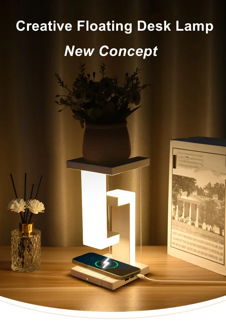 Luminária LED Suspensa Anti-Gravity – Um Toque Futurista na Sua Decoração!