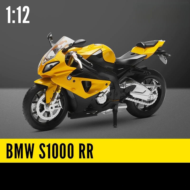 🏍️ Miniatura Moto BMW S1000RR 1:12 RMZ City – Modelo Super Esportiva Colecionável (Diecast)