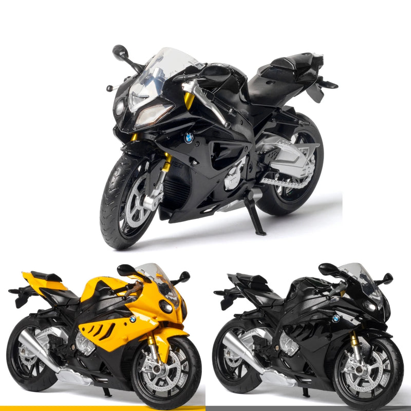 🏍️ Miniatura Moto BMW S1000RR 1:12 RMZ City – Modelo Super Esportiva Colecionável (Diecast)