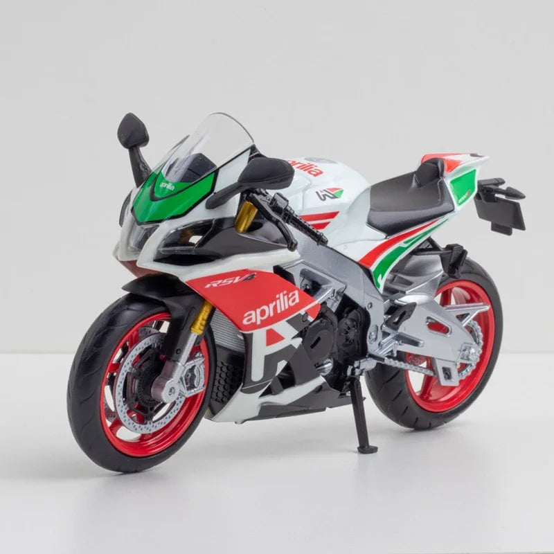 1:12 Suzuki GSX-R1000R Aprilia RSV4 Alloy Racing Motorcycle Model Diecast Street Cross-Country Motorcycle Model High Simulation