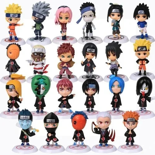 Figura Naruto Anime - Blind Box Lucky Box - Sasuke, Kakashi e Itachi