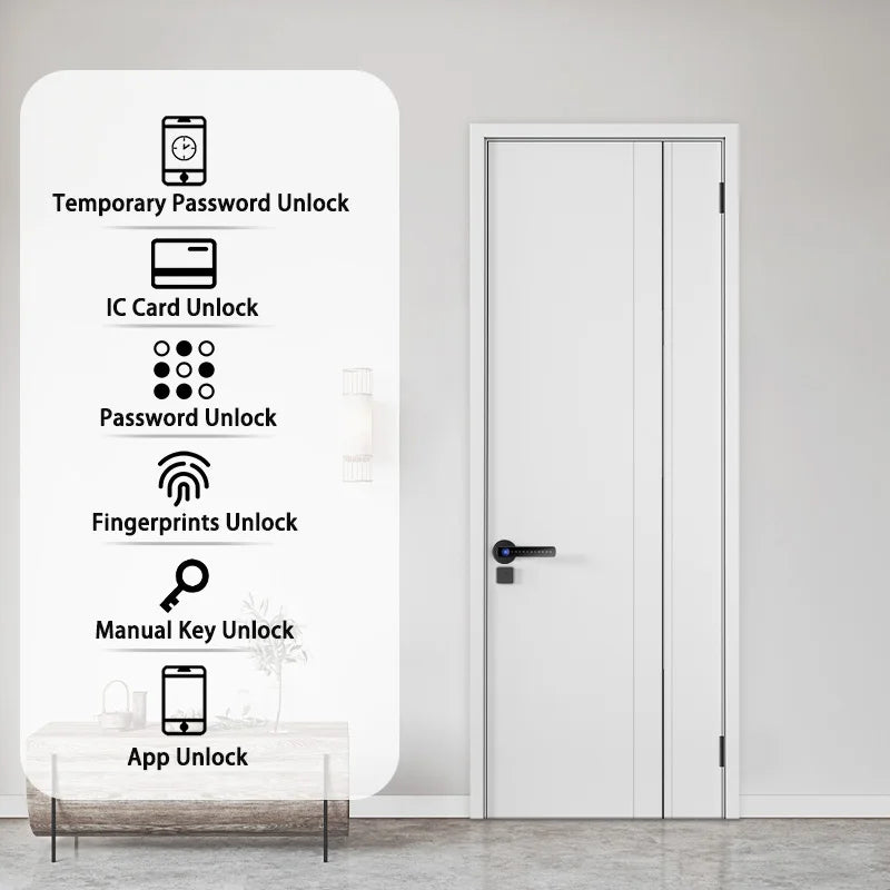 Fechadura Digital Inteligente XSDTS – Abertura por Impressão Digital, Senha, Cartão e Chave