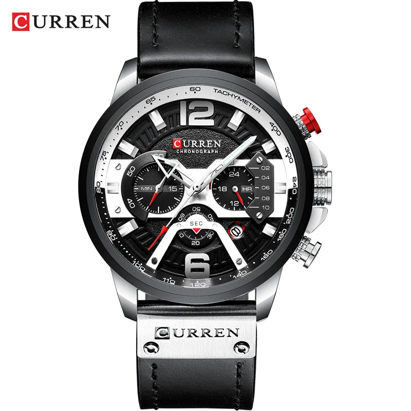 Relógio Curren Sport Chronograph – Estilo e Desempenho para o Homem Moderno