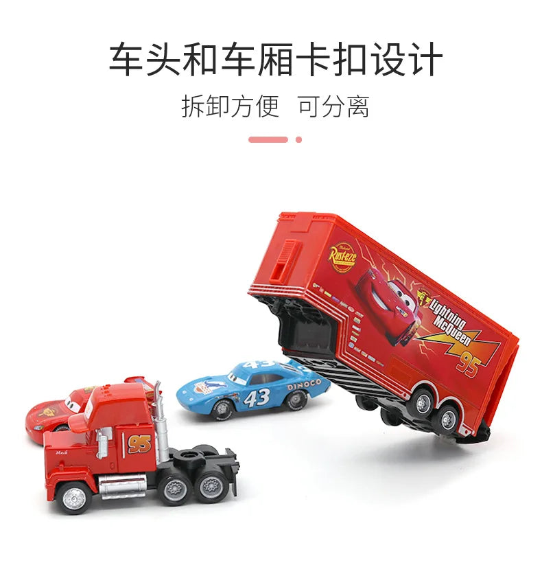 🏎️ Miniaturas Disney Pixar Cars 3 – Kit Metal Diecast 1:55 (Relâmpago McQueen, Mater, Jackson Storm e Mais)
