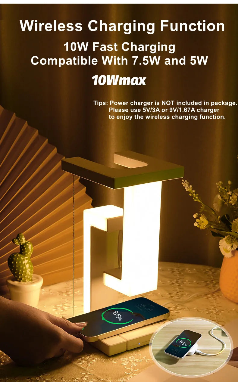 Luminária LED Suspensa Anti-Gravity – Um Toque Futurista na Sua Decoração!