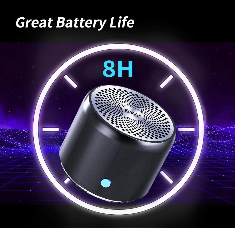 EWA A106 Pro - Mini Caixa de Som Bluetooth 5.0