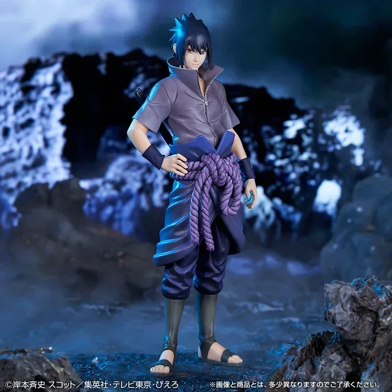 Figura de Ação Naruto Shippuden Bandai - Uchiha Sasuke, Hatake Kakashi, Namikaze Minato (20cm)