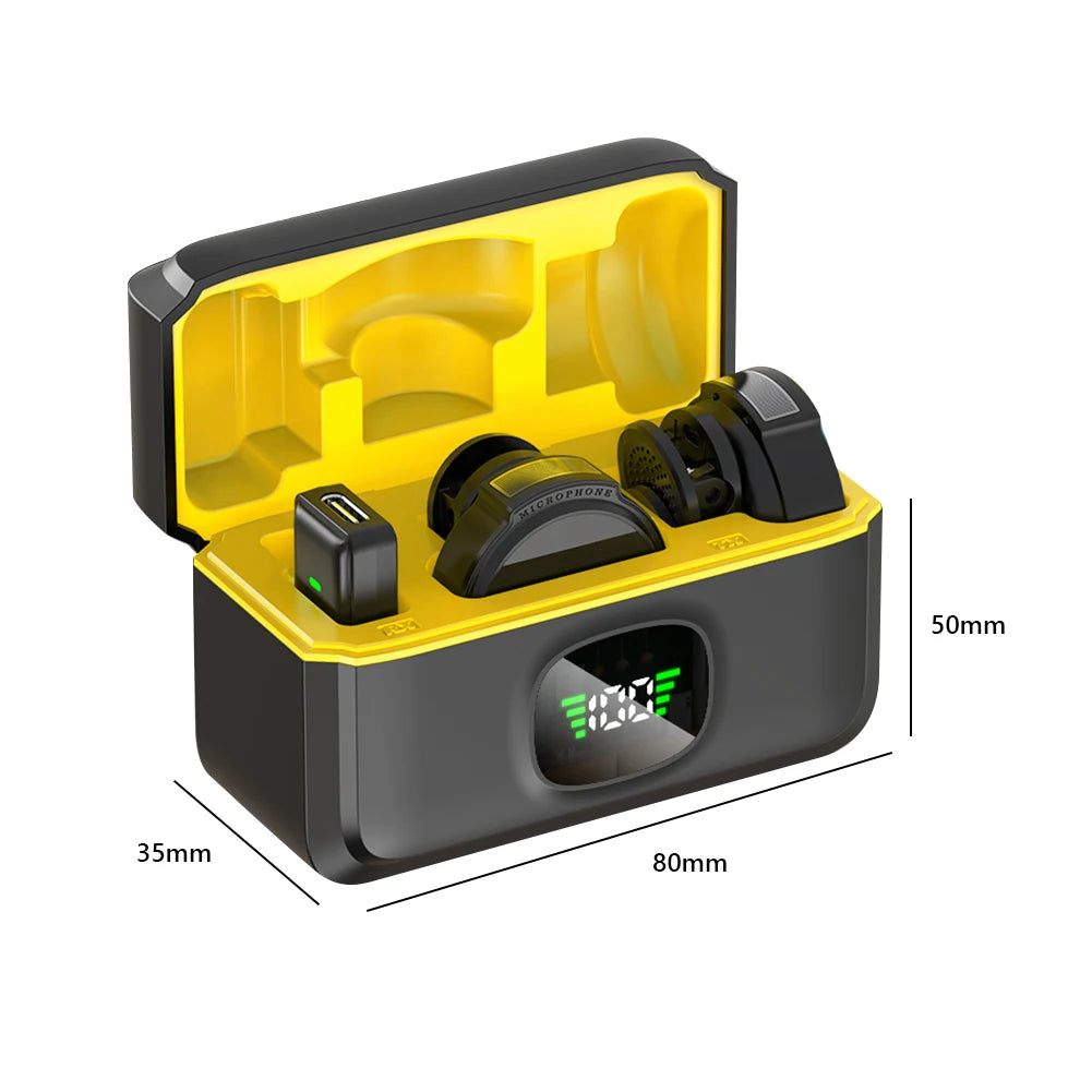 Microfone Lavalier Xiaomi Wireless – Som Claro e Sem Fios