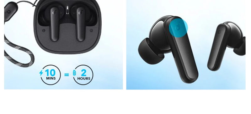 Fones de Ouvido Bluetooth Soundcore P20i by Anker – Som Potente e Bateria de até 30H!