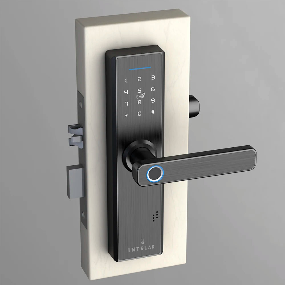 Fechadura Digital Tuya X1 Wi-Fi com Câmera, Biometria e Reconhecimento de Veia | Desbloqueio por App, Senha, Cartão e Chave | IP66 à Prova d’Água