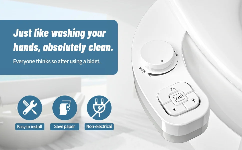 Bidê Não Elétrico SAMODRA – Conforto e Higiene em Cada Detalhe!