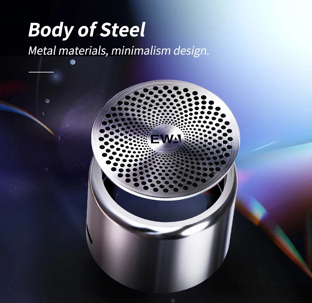 EWA A106 Pro - Mini Caixa de Som Bluetooth 5.0
