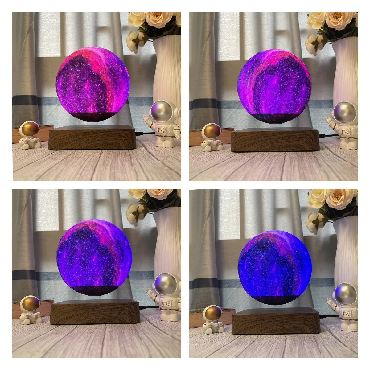 16-Color Floating Light Maglev Light – Iluminação Moderna com Tecnologia de Suspensão Magnética