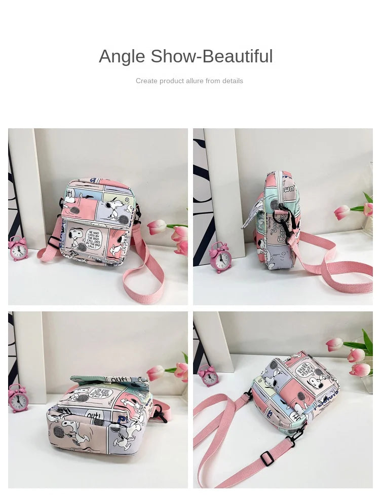 Bolsa de Ombro Cartoon Corner Creature Snoop - Estilo Descomplicado para Mulheres