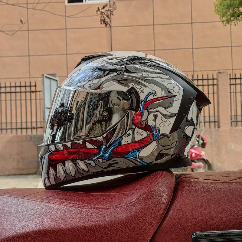 Capacete Modular Full Face ORZ – Segurança e Conforto para Motos e Scooters | Certificação DOT