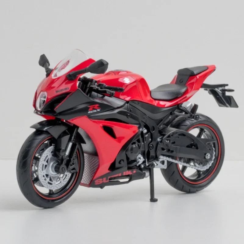 1:12 Suzuki GSX-R1000R Aprilia RSV4 Alloy Racing Motorcycle Model Diecast Street Cross-Country Motorcycle Model High Simulation