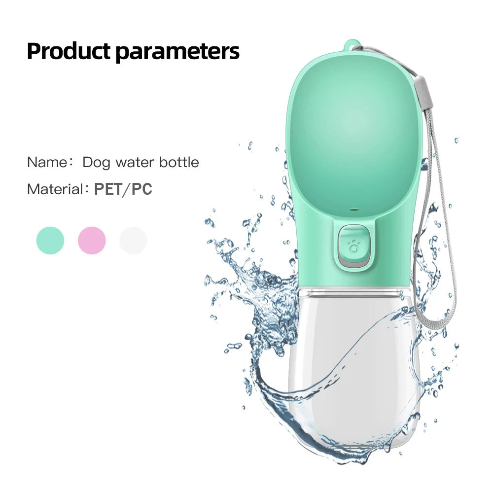 Garrafa de Água Portátil para Cães e Gatos