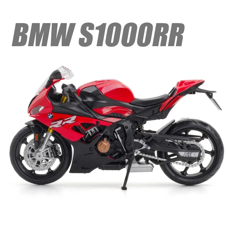 🏍️ Miniatura Moto BMW S1000RR 1:12 RMZ City – Modelo Super Esportiva Colecionável (Diecast)
