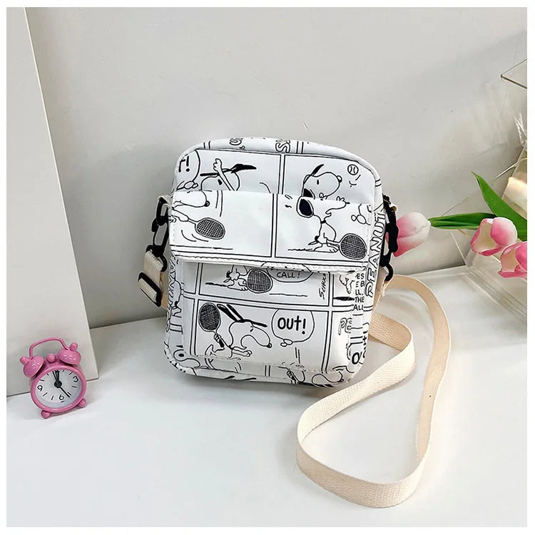 Bolsa de Ombro Cartoon Corner Creature Snoop - Estilo Descomplicado para Mulheres