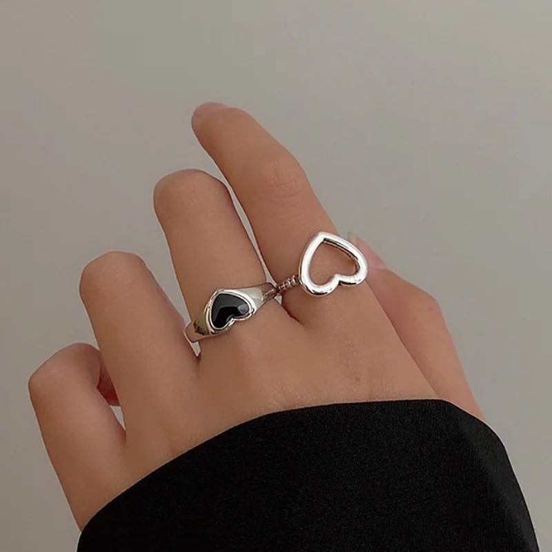 Conjunto de Anéis Góticos Punk - Estilo Vintage